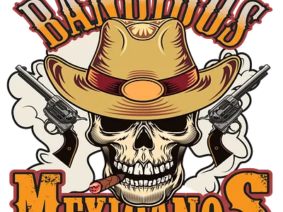 skulls of gun 3d animation branding design graphic design illustration vector