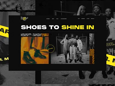 Dr.Martens — e-commerce design designers typography ui ux webdesign website