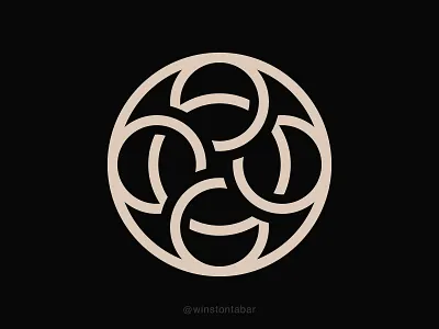 Rings abstract branding clean design geometric illustration logo logomark minimal ui