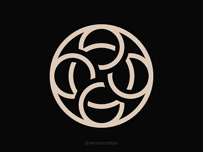 Rings abstract branding clean design geometric illustration logo logomark minimal ui