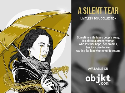 A Silent Tear art artwork cry design digital art drawing feeling illustration