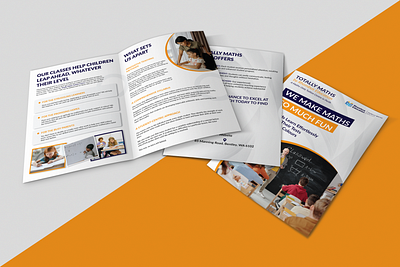 Bi-fold Brochure - Totally Math adobe illustrator advertisement ai bifold branding brochure business corporate creative design flyer graphic marketing modern photoshop print professional psd