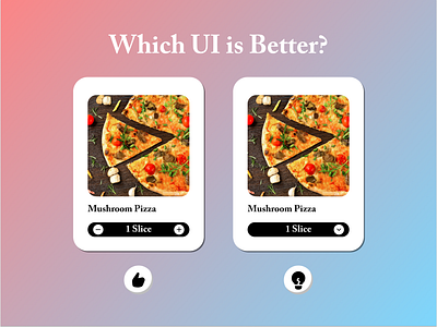 #033 Food Delivery App UI [Which UI is Better?] 033 app branding daily ui daily ui challenge design dropdown vs add food delivery app illustration logo mobile ui typography ui ux vector which ui is better