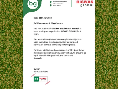 letter head design company pad design letterhead noc