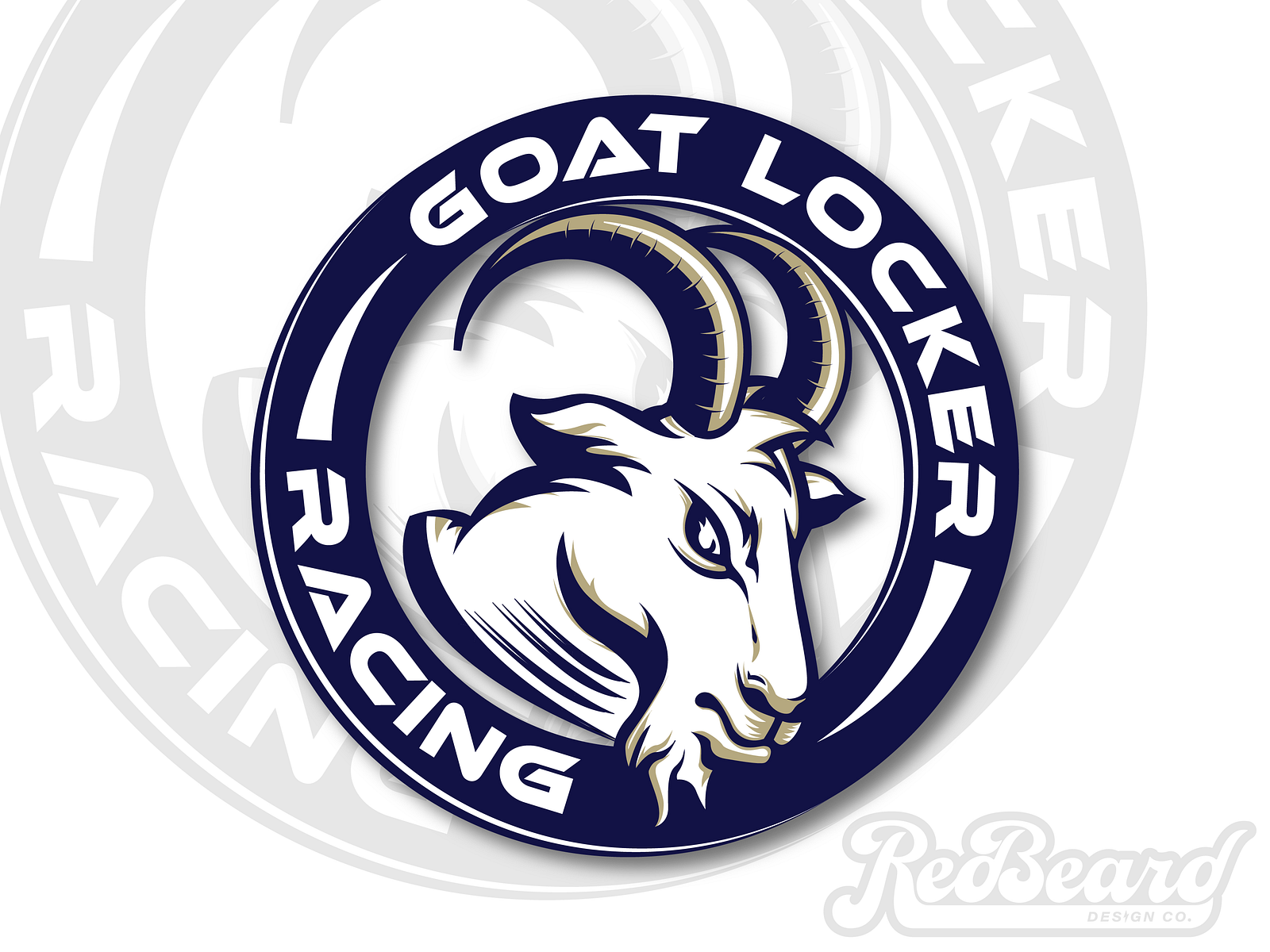 Goat Locker Racing Logo by Travis Smith on Dribbble