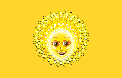 Lady Sun graphic design
