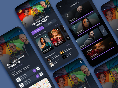 Concert App app concept concert design event mobile music ui ux ux design