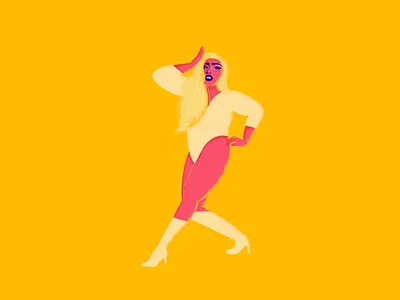 Turing drag illustration lgbtq philippines queen race