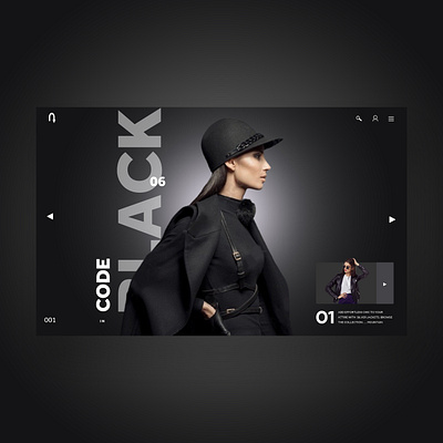 Code Black Website Ui Design Landing Page design fashion graphic design photography ui ui design ui designer ux ux design web design web designer