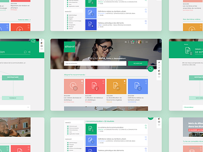 Desktop - Alloprof branding graphic design typography ui ux