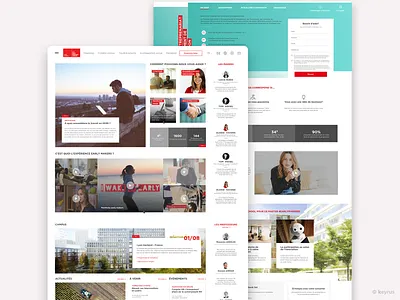 EM - Website branding graphic design typography ux website