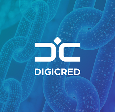 Digicred art branding design flat illustration logo logotype psd ui vector