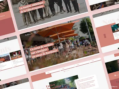 Website - Villa Primrose branding design graphic design typography ui ux