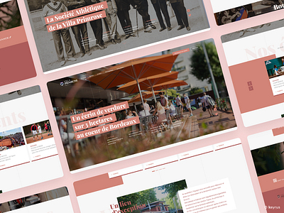 Website - Villa Primrose branding design graphic design typography ui ux