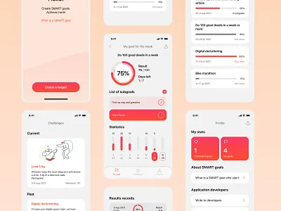 Week to Succeed App Redesign app appdesign design ui uidesign ux