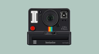 Instasize: Get Creative with 130+ Filters (Polaroid) branding graphic design instagram instasize polaroid ui