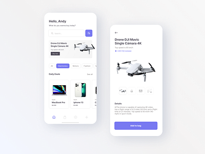 Daily UI - Store App Concept dailyui interfaces ui