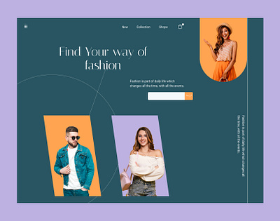 Fashion hero section apparel clothing brand clothing company clothingline ecommerce fashion fashionblogger homepage landing page mockup online shop outfits photography streetwear style ui ux web design website website design