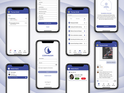 Mercy Continuum android branding chat design healthcare illustration ios logo mobile mockup native pediatrics product react react native ui ux web
