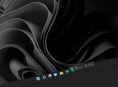 Windows 11 Taskbar Concept concept os taskbar ui widget windows