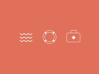KD Icons branding design emergency firstaid graphic design icon lifeguarding logo safety swimming