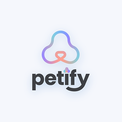 Pet care startup Logo adobe branding design figma figmadesign illustration illustrator logo ui vector