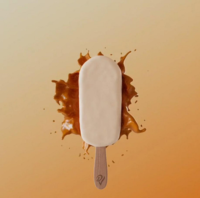 chocolate ice cream 3d animation chocolate graphic design houdini liquid simulation redshift