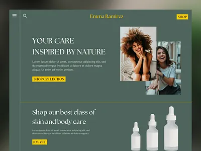 Emma Ramirez - Website Design design figma ui ux web design web development webdesign