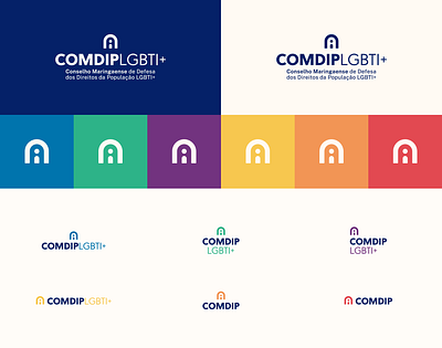 Conselho LGBTI+ de Maringá design graphic design identidade visual lgbt lgbti logo pride queer