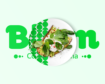 Blum design food fun graphic design identidade visual restaurant vegan veggie visual identity