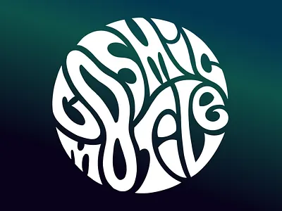 Cosmic Motive Typography branding design graphic design illustration logo photoshop poster poster typography product typography ui ux vector