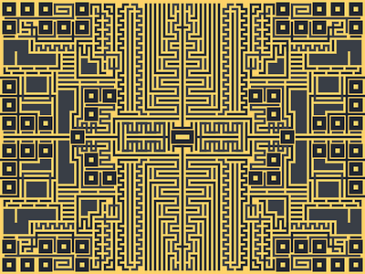 Geometric Line Art #6 geometric illustration lines vector