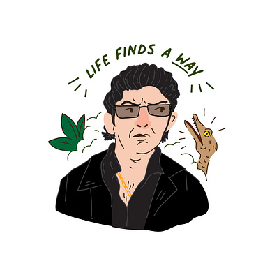 Jurasic Park sticker