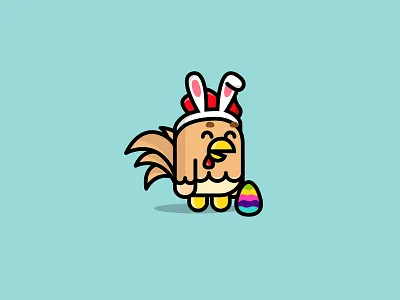 Rabbit Rooster creative rooster creative rooster nft easter nft for sale happy easter nft rabbit rabbit character rabbit rooster