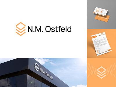 N.M Ostfeld - Logo Identity branding design graphic design logo typography vector