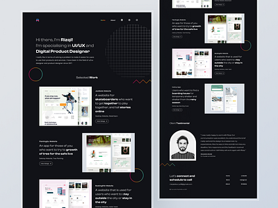 Portfolio Website app branding design illustration illustrator mockups ui uiux ux vector