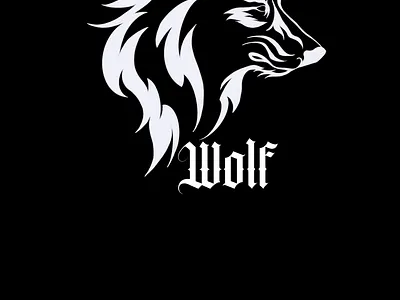 Wolf design graphic design illustration logo vector