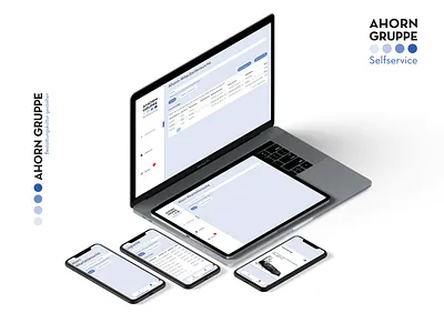 Ahorn Gruppe IT-Selfservice ahorn app branding clean death design it mobile morticians precaution support together ui uilife ux web
