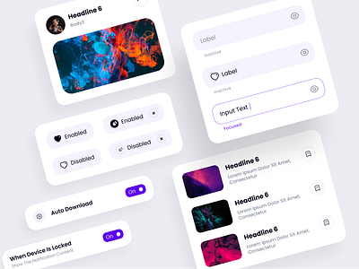 Material Design - UI Refactoring - Part2 app button cards chart checkbox checklist component design system google kit material material design menu mobile mobile component mobile menu tab tabs ui components uiicons