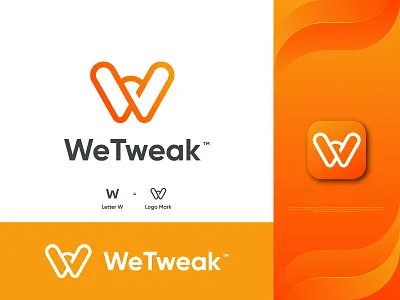 Music brand logo design audio brand identity brand identity design brand logo branding colorful gradient letter mark logo letter w minimal modern modern w music brand music identity design music logo sound w