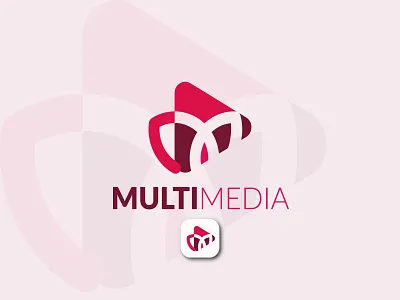 MULTI MEDIA LOGO 3d logo branding design flat logo graphic design illustration logo logo design logos media logo minimalist logo video creator logo youtube logo