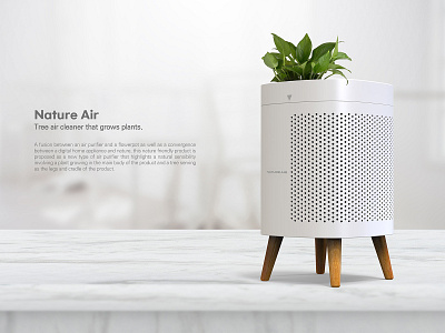 NATURE AIR 3d 3d design 3d modeling 3d rendering air cleaner designone keyshot product product design rhinoceross