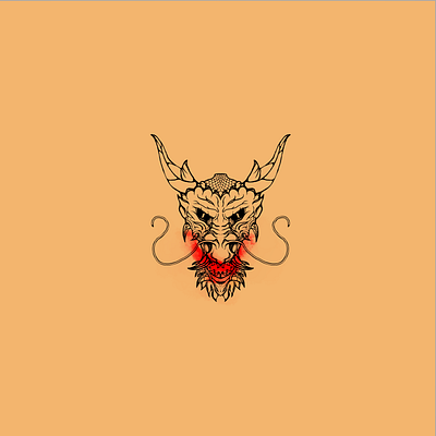 Dragon's Head design digital illustration digital painting graphic design illustration