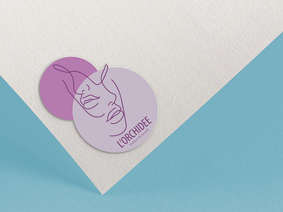 Logo L'Orchidée design graphic design illustration logo typography