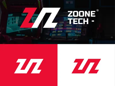 ZOONE TECH | minimalist logo branding company logo design graphic design illustration initial logo logo minimalist logo rdcl redicul vector zn logo