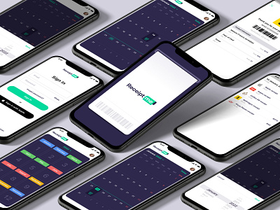 ReceiptMe / Design Mobile App app app design application design minimal ui ux