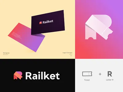 Ticket booking app logo app branding clean design digital graphic design letter mark logo logo inspiration logo mark minimalist logo modern logo professional logo software tech ui web