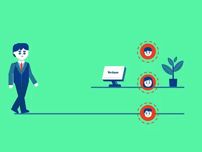 Module Animation for Veribase after effects animation character clm crm elements figure gif illustration mini module pharmaceutical pharmacy presentation