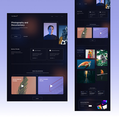 Photography Portfolio: Website Design branding design graphic design ui ui design ux website website design wordpress wordpress website design