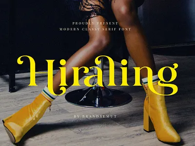 Hiraling – Modern Classy Serif Font calligraphy display font font free font logo font logotype modern font serif serif font social media typeface typography